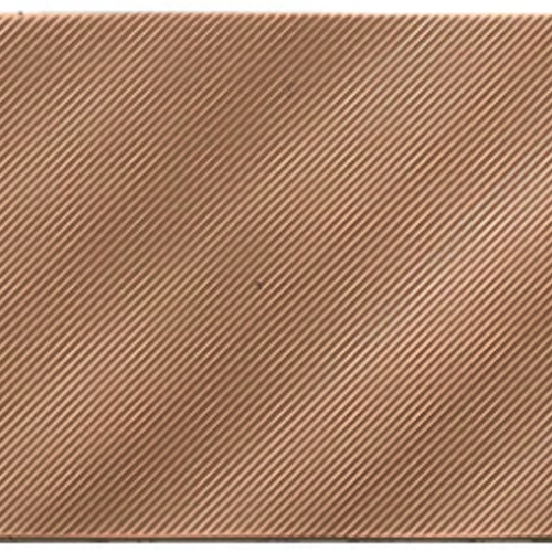 Refined Metals in Bronze - Linear Wave Gloss - 2x8