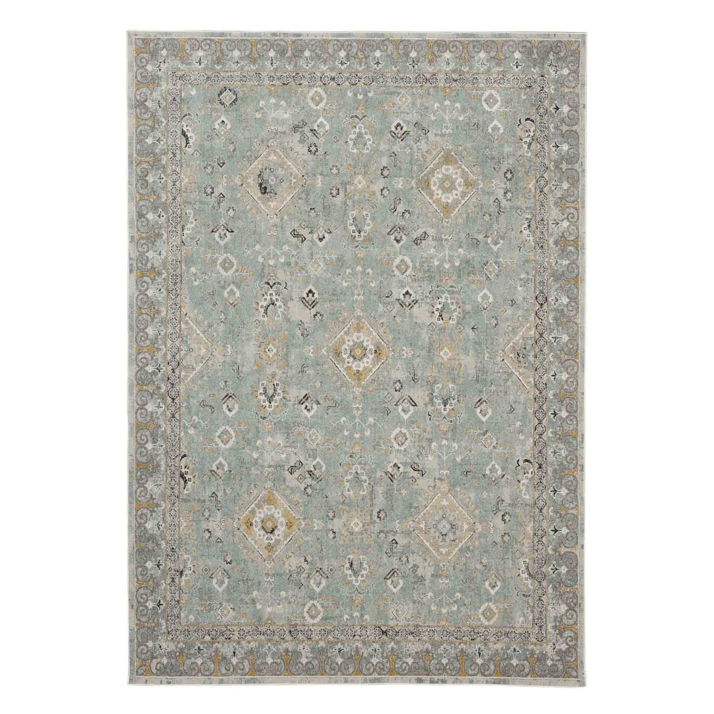 Ravenglass Blue in Blue 7'10"x10'3" Area Rugs