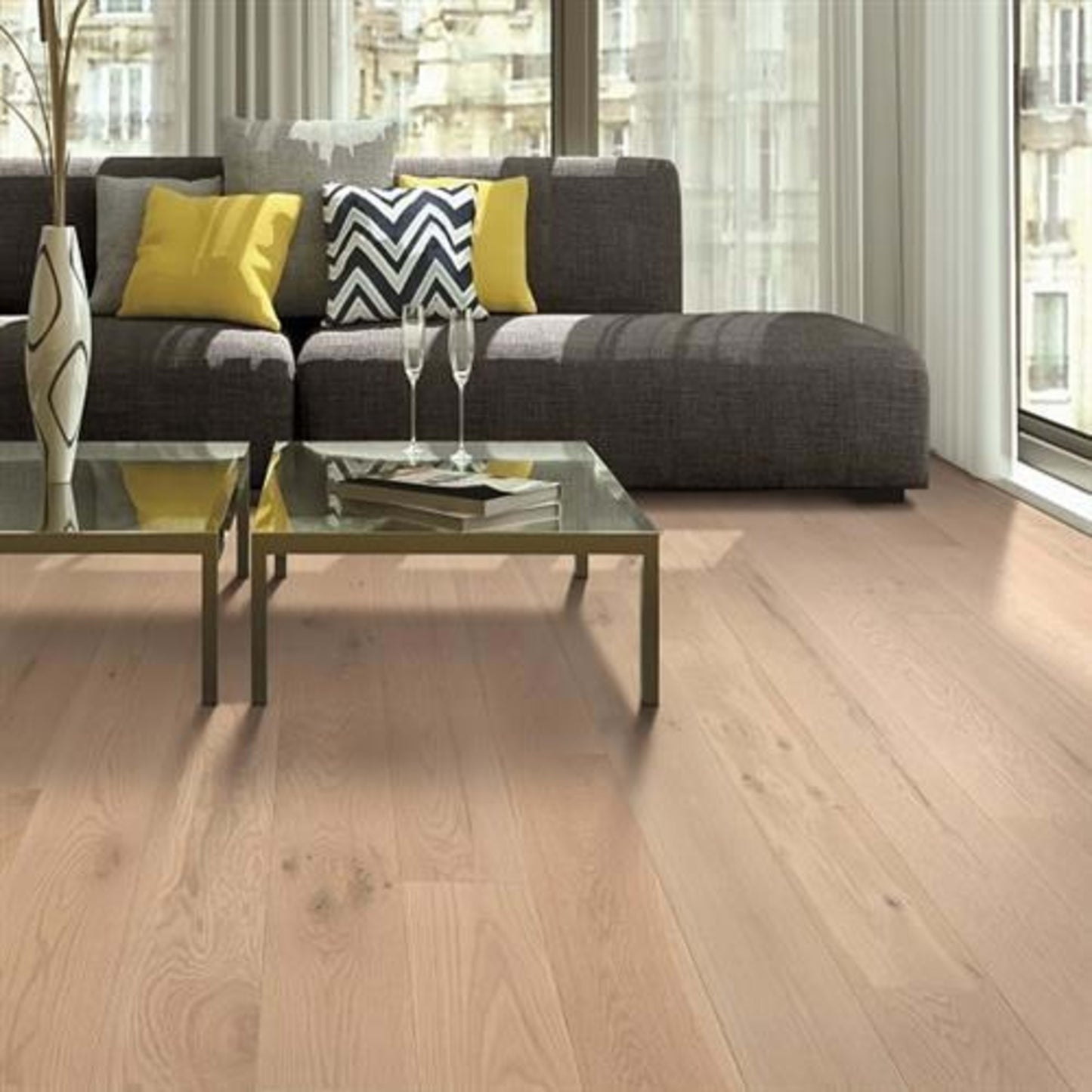 Carson Collection in Latte Hardwood
