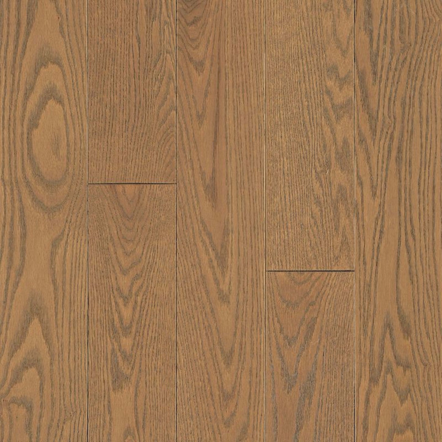 Timberbrushed Red Oak Solid in Elk Garden 5" Hardwood