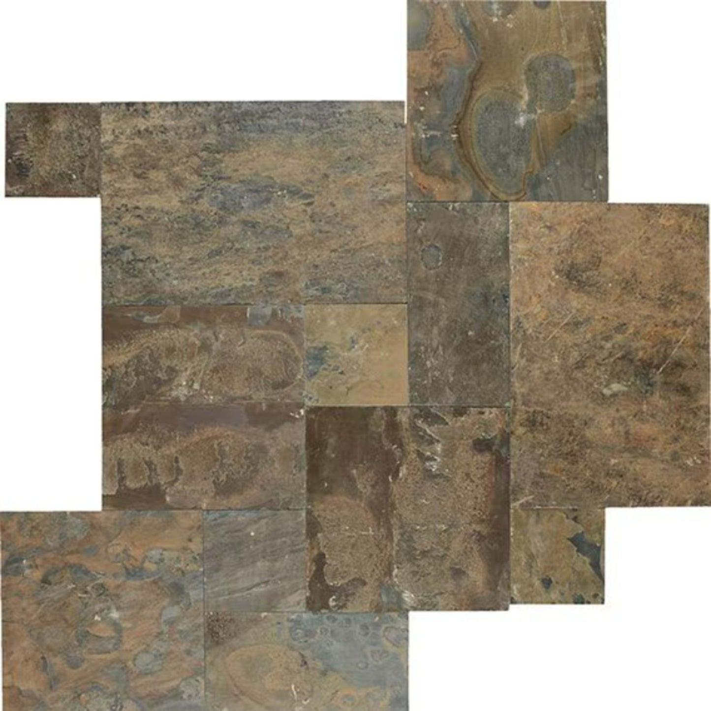 Slate in California Gold Pattern Natural Stone