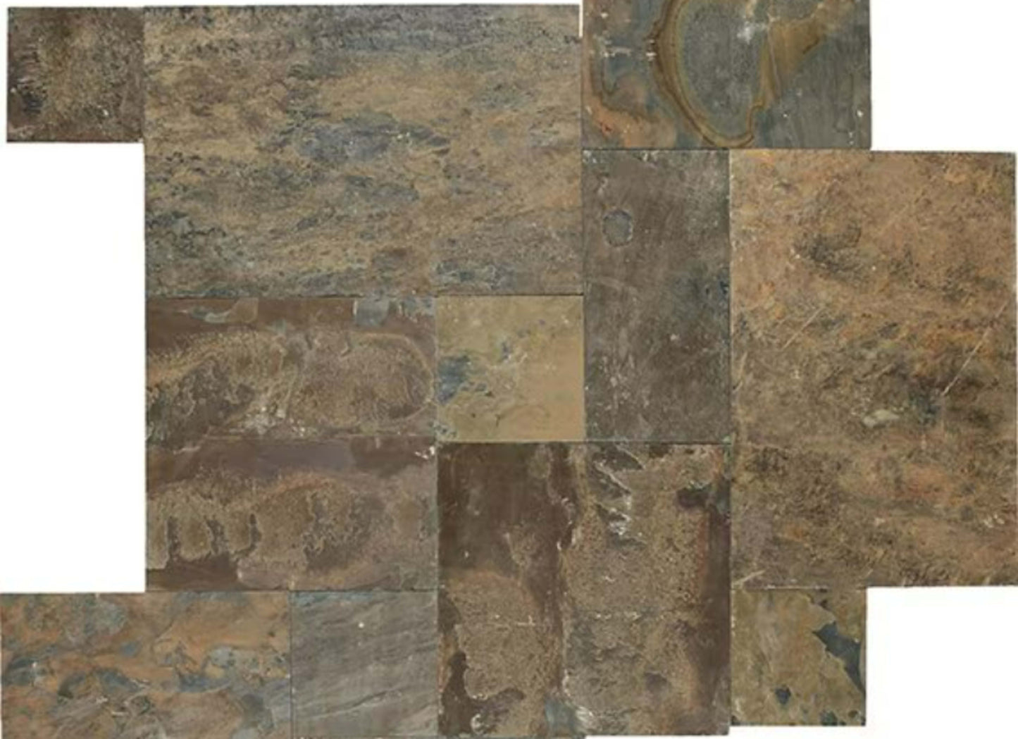 Slate in California Gold Pattern