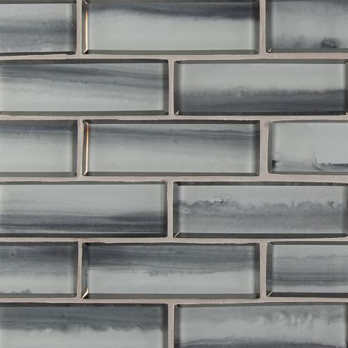 Ombre in Grigia Glass Tile