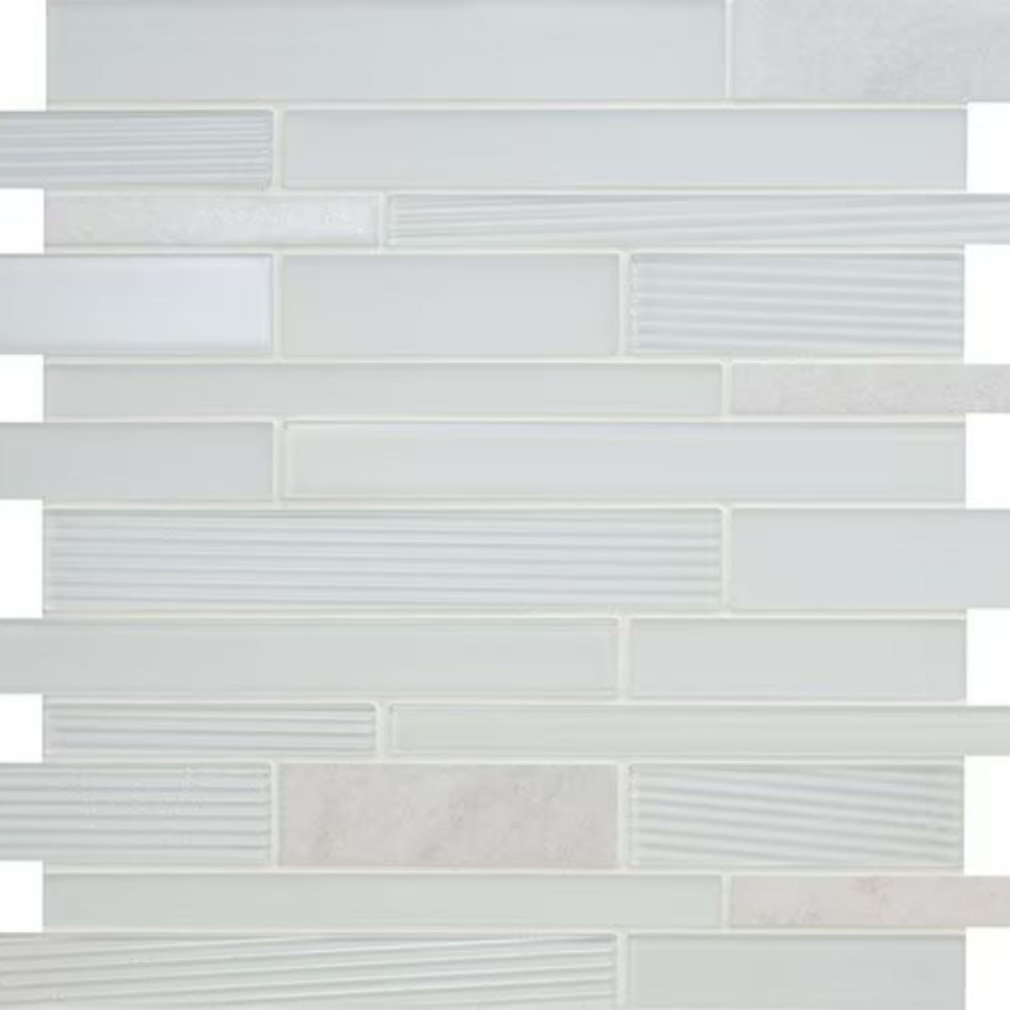 Serentina in Bliss Random Linear Glass Tile