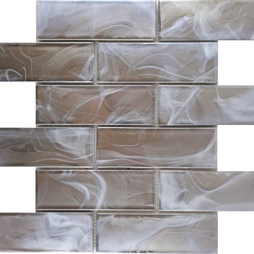 Splash in Tan / 2" X 4" Beveled