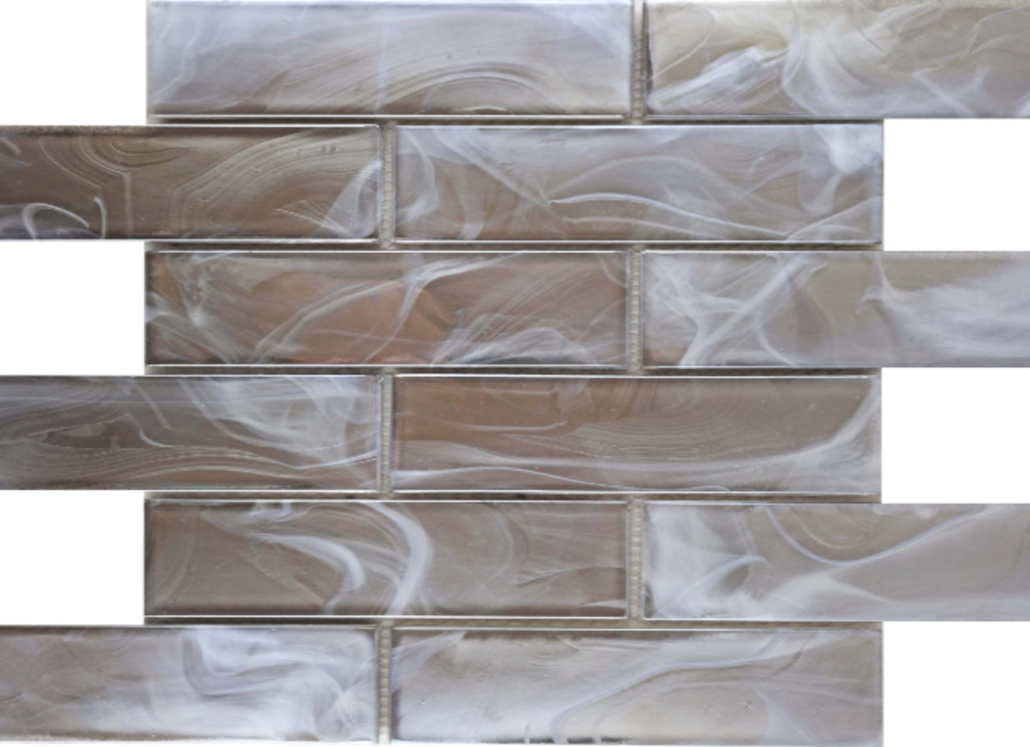 Splash in Tan / 2" X 4" Beveled