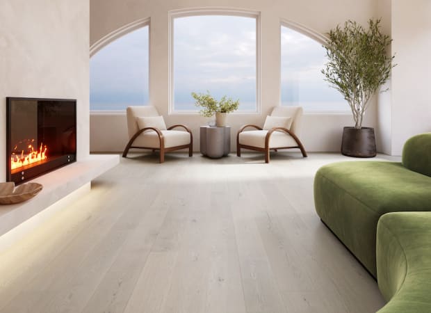 Stellar Collection - Brushed White Oak Engineered 1/2 in Orion 7.5