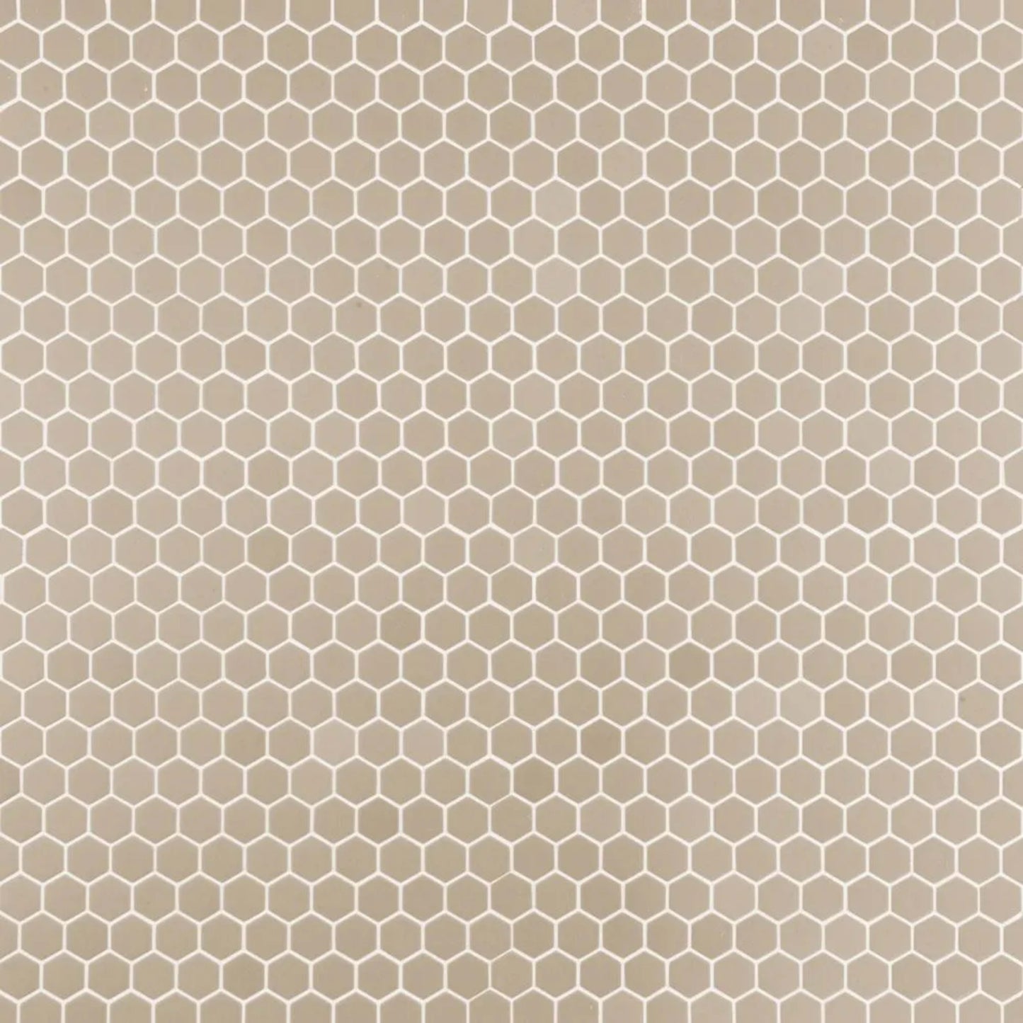 Strut Mosaic in Taupe Glass Tile