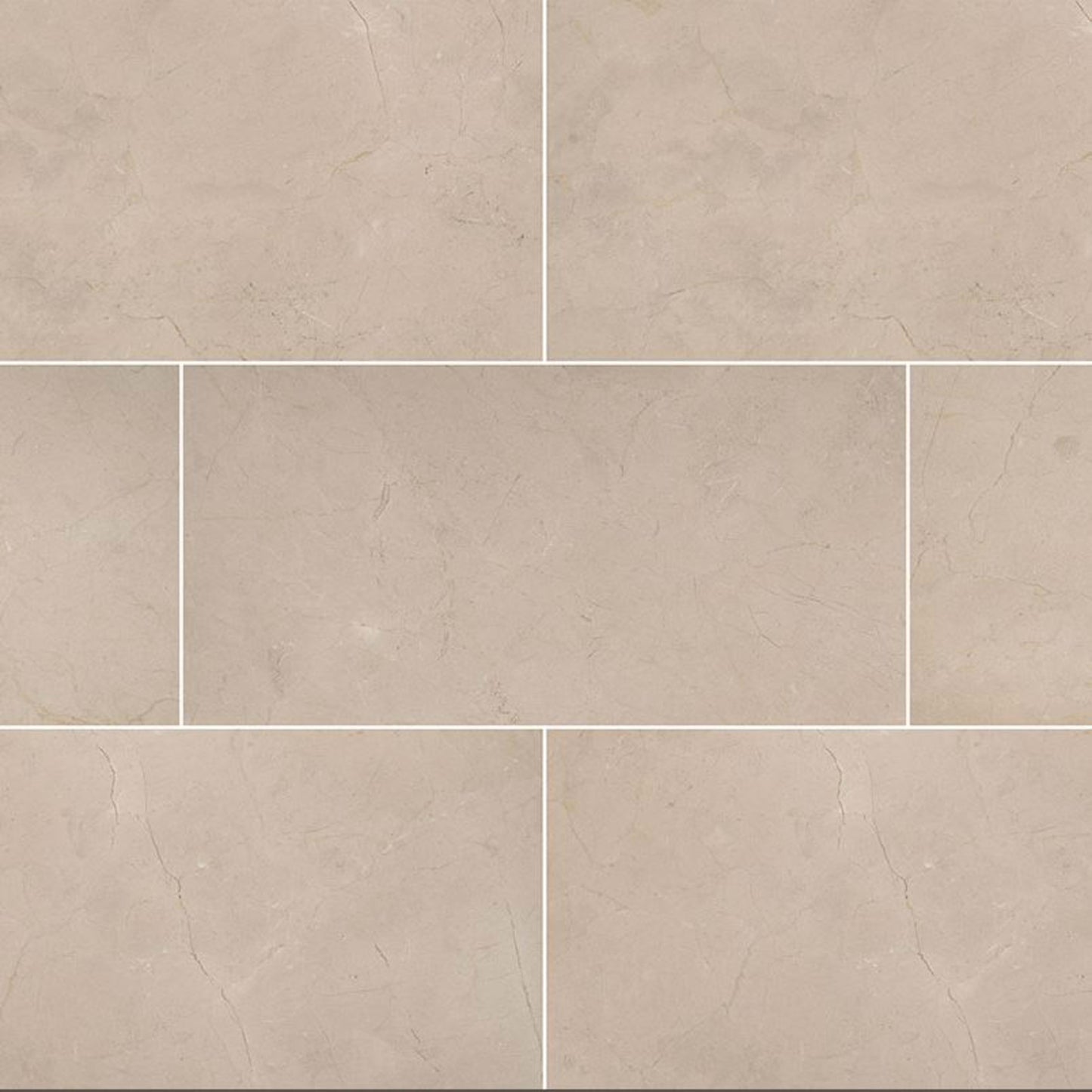 Crema Marfil Classic in Beige 12x24p Natural Stone