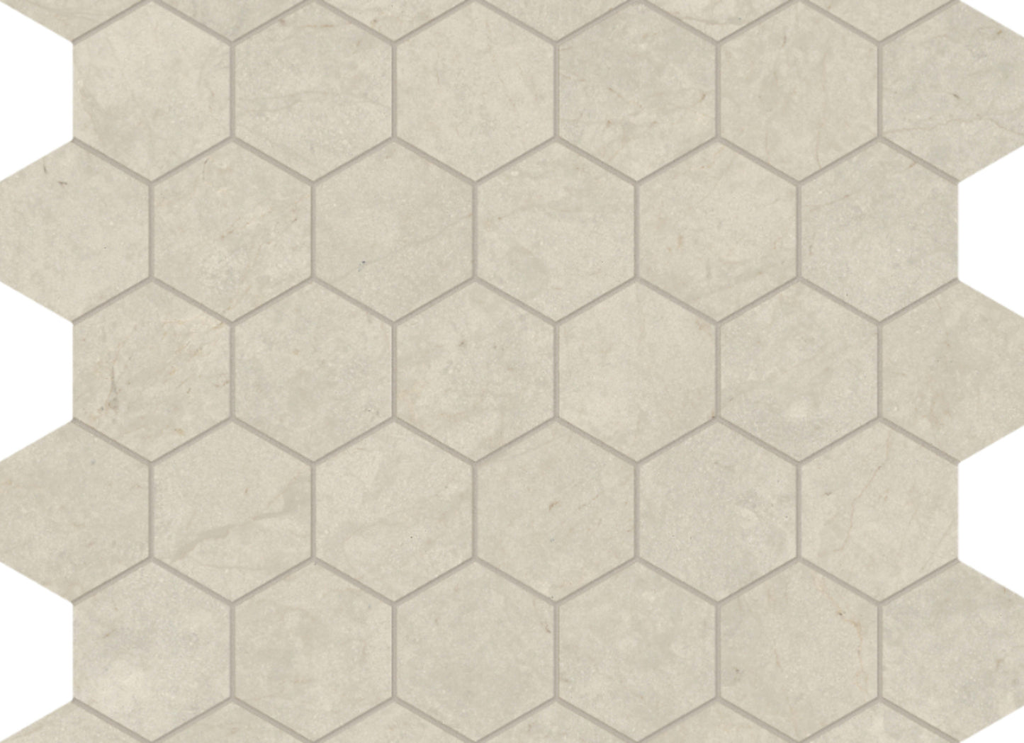 Tierra Halo in Hexagon Mosaic Honed