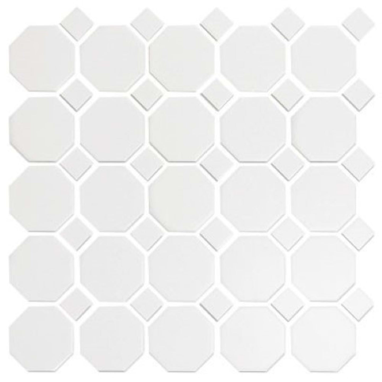 CC Mosaics Collection in Snow White Tile