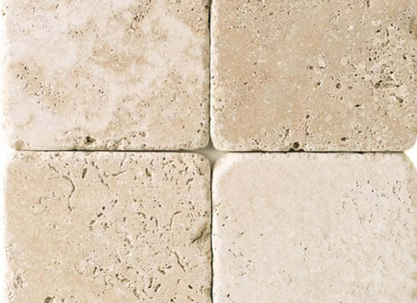 Travertine in Mediterr Ivory-4x4