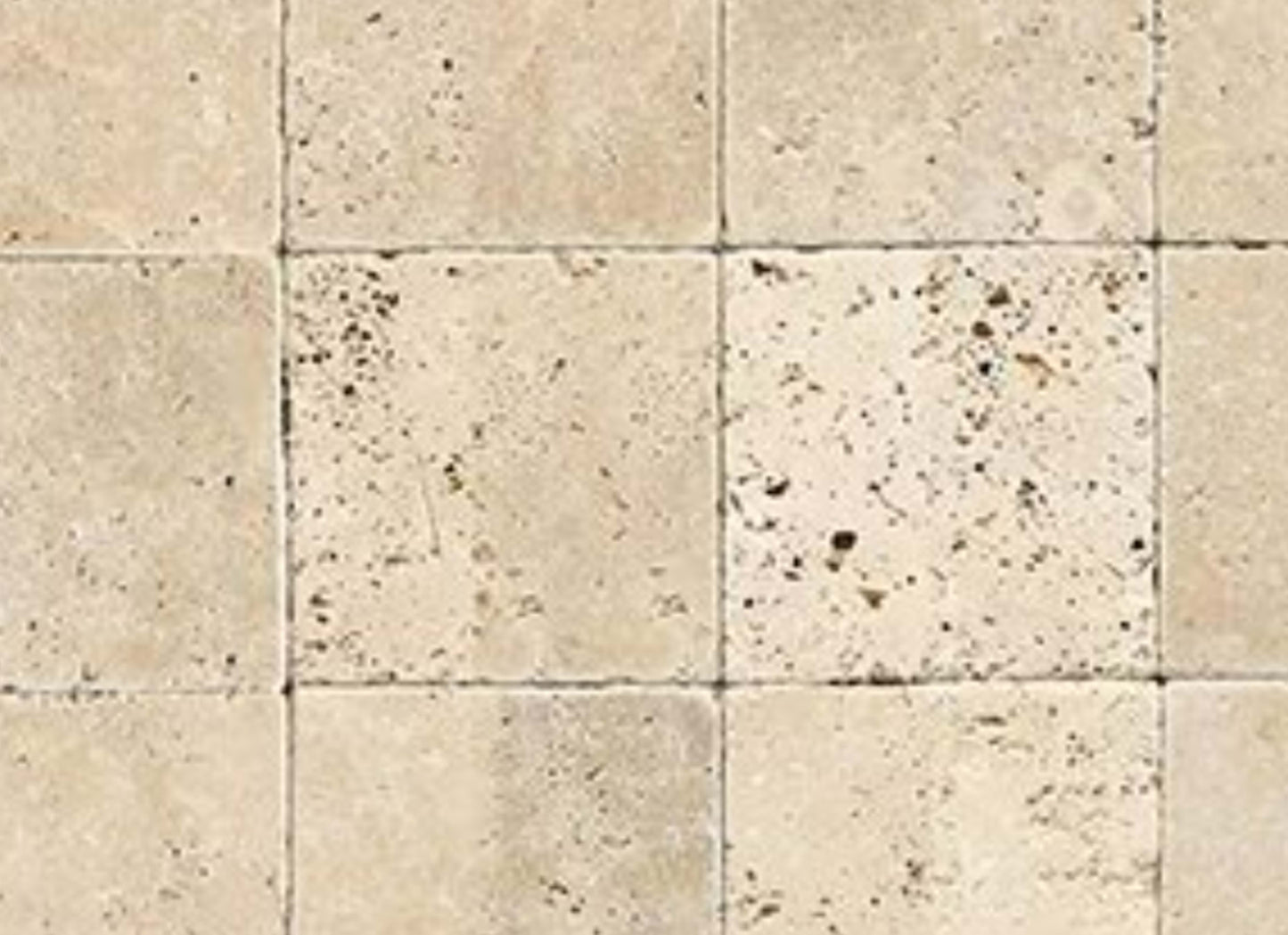 Travertine in Ivory Classico Square-6x6