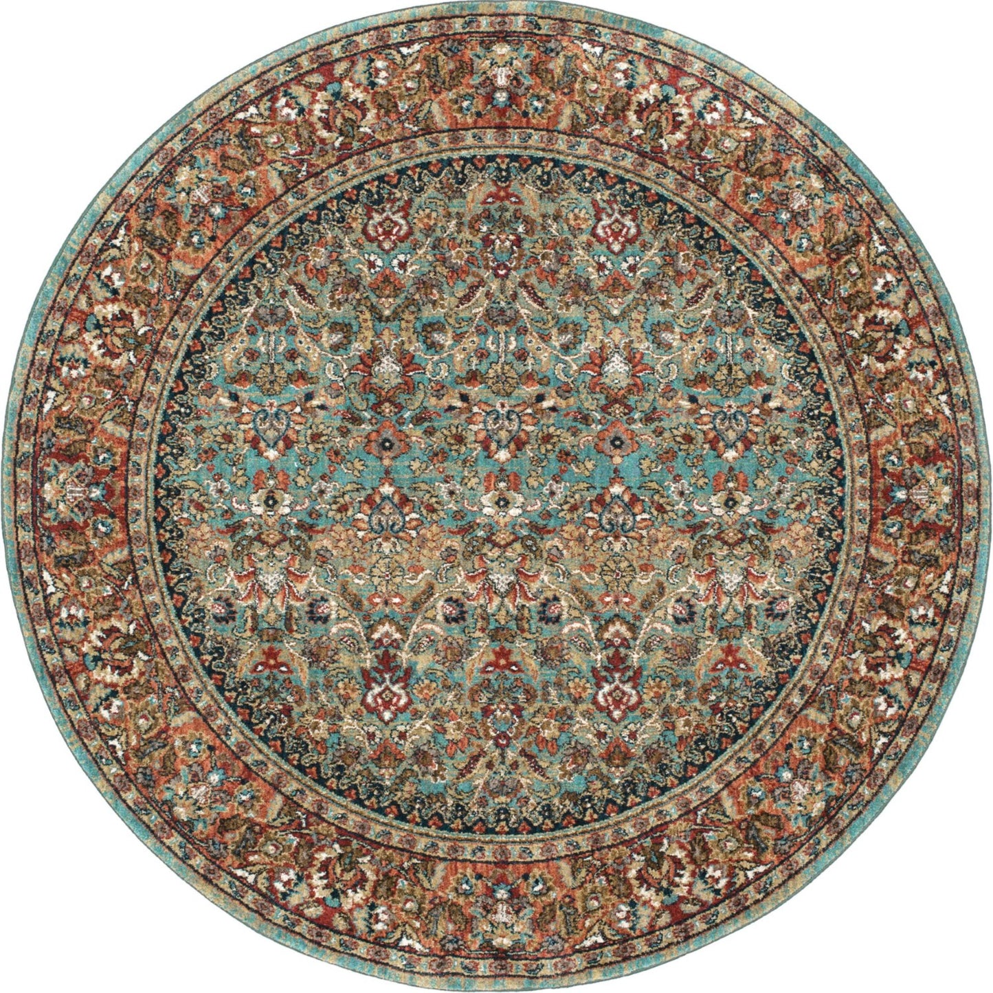 Tigris Aquamarine in Aquamarine Area Rugs