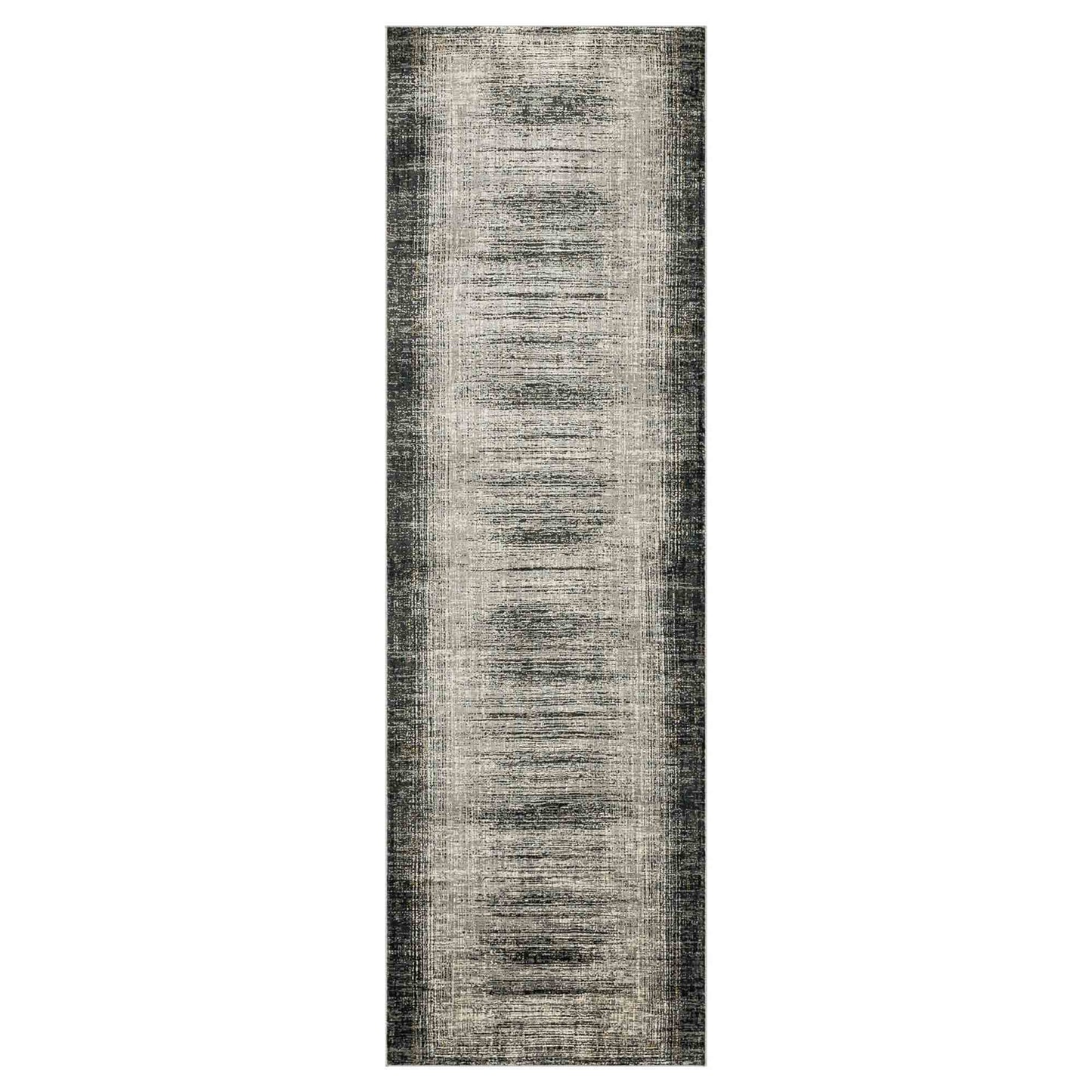 Turin Anthracite in Anthracite 2'6"x8' Area Rugs
