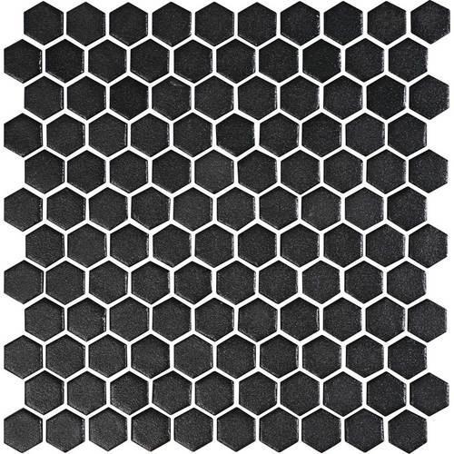 Uptown Glass in Matte Ebony Glass Tile