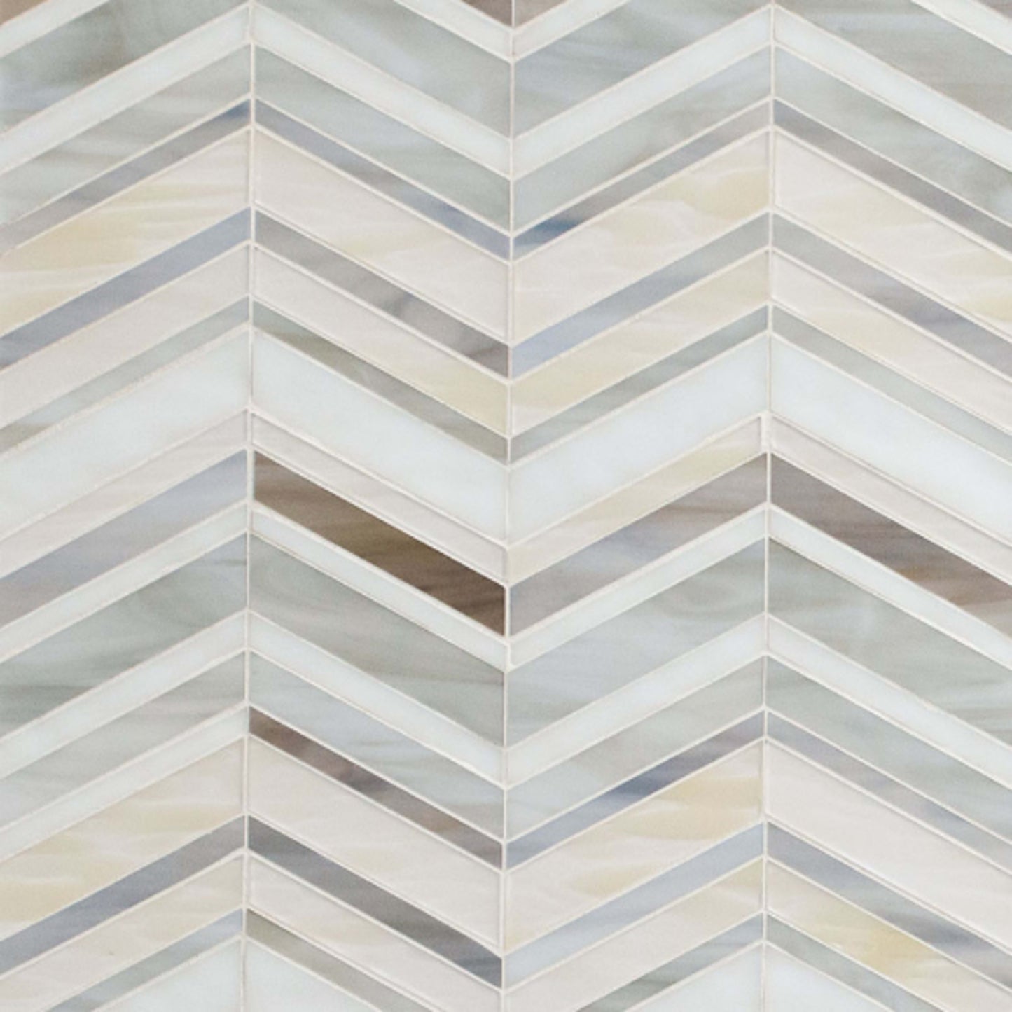 Urban Wave in Greige Glass Tile