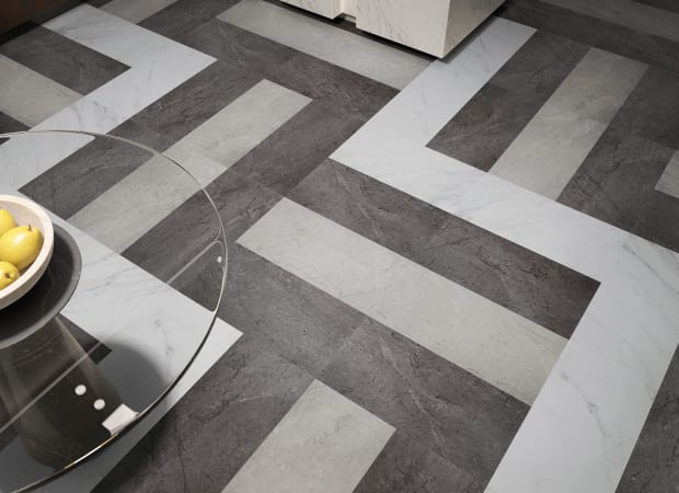 OBELISK GLUE DN in Carrara White