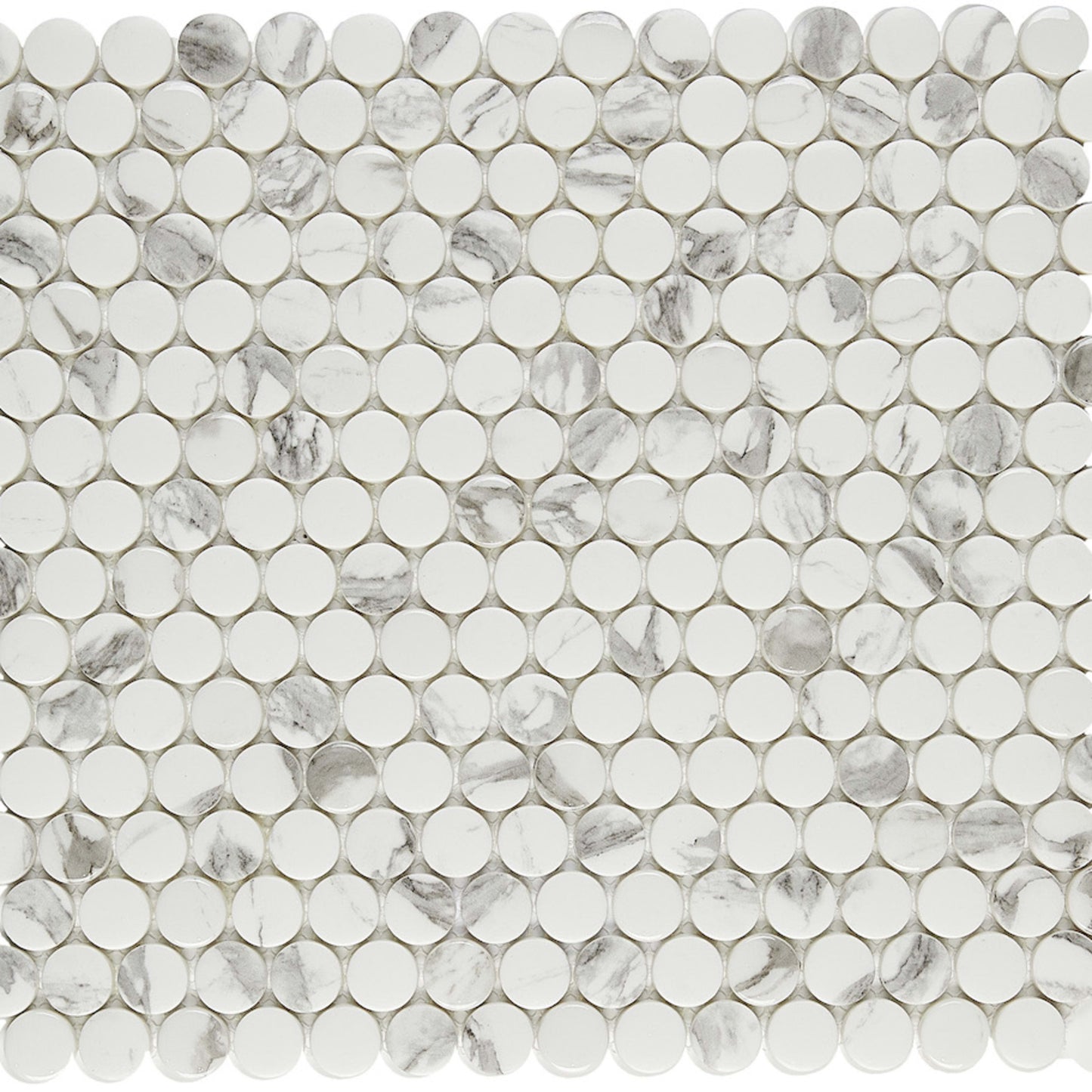 Leaside in Luster Penny Glass Tile
