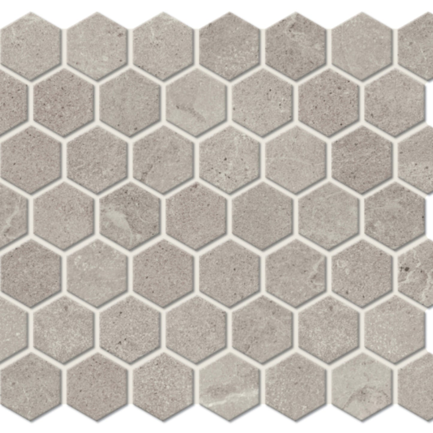 Peabody in Medium Gray Hexagon Tile