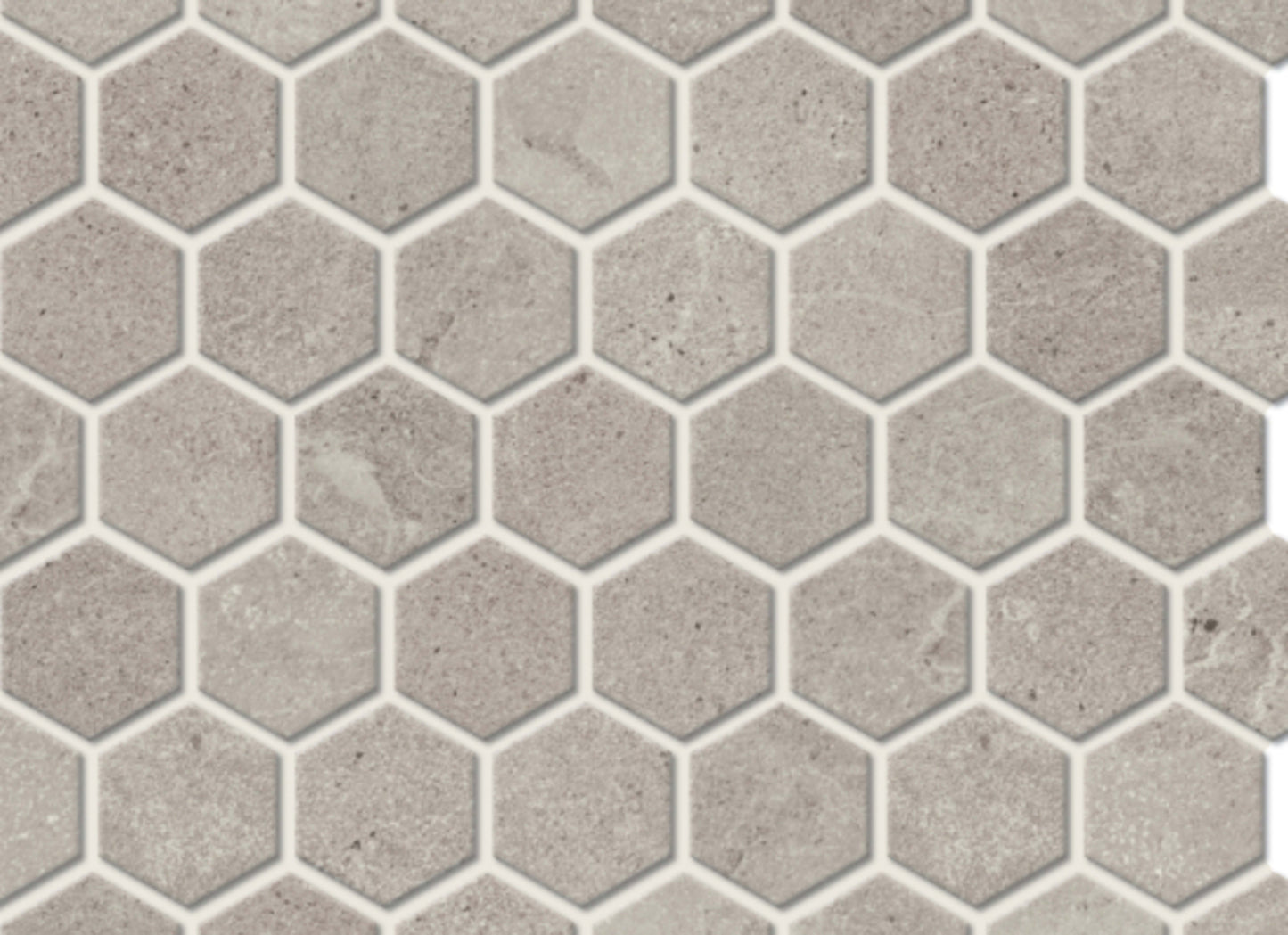 Peabody in Medium Gray Hexagon