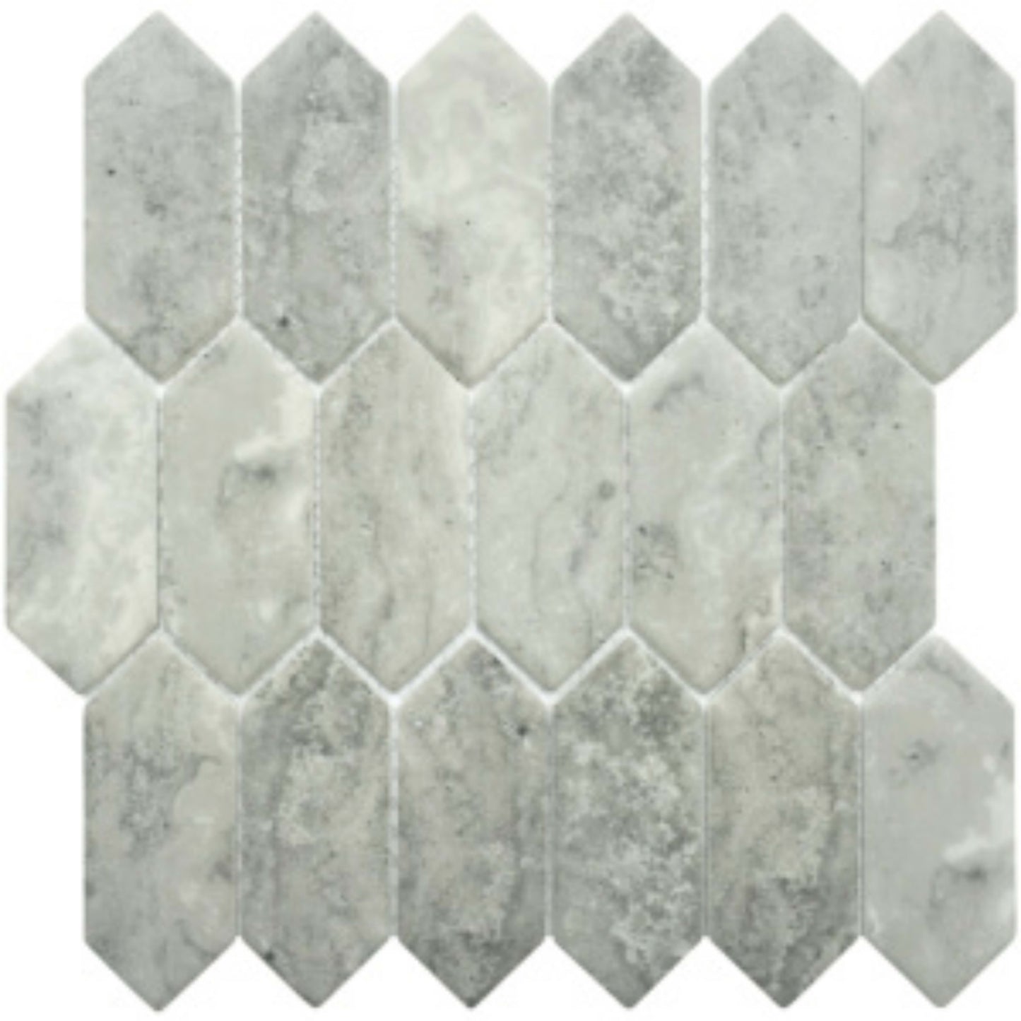 Revival in Taupe Picket Glass Tile