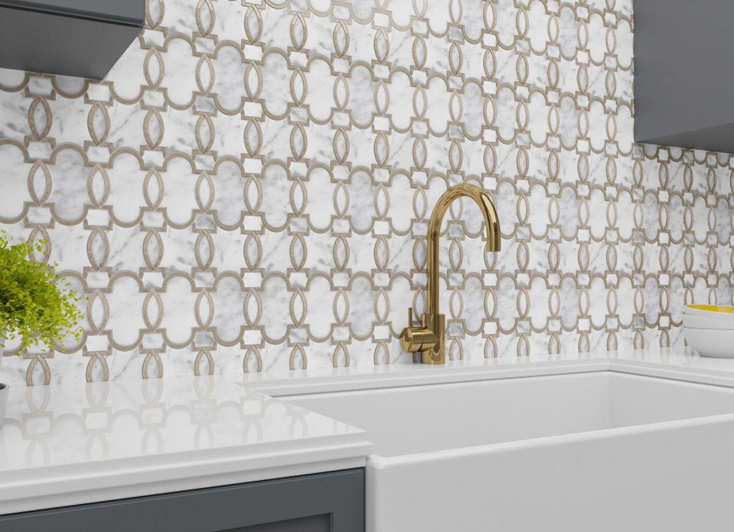 Panache in Gilt Garland