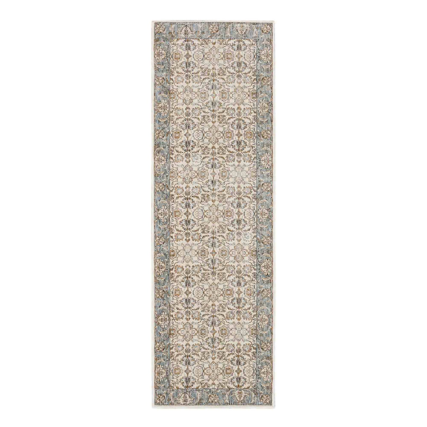 Virtuous Grey in Grey 2'6"x7'10" Area Rugs