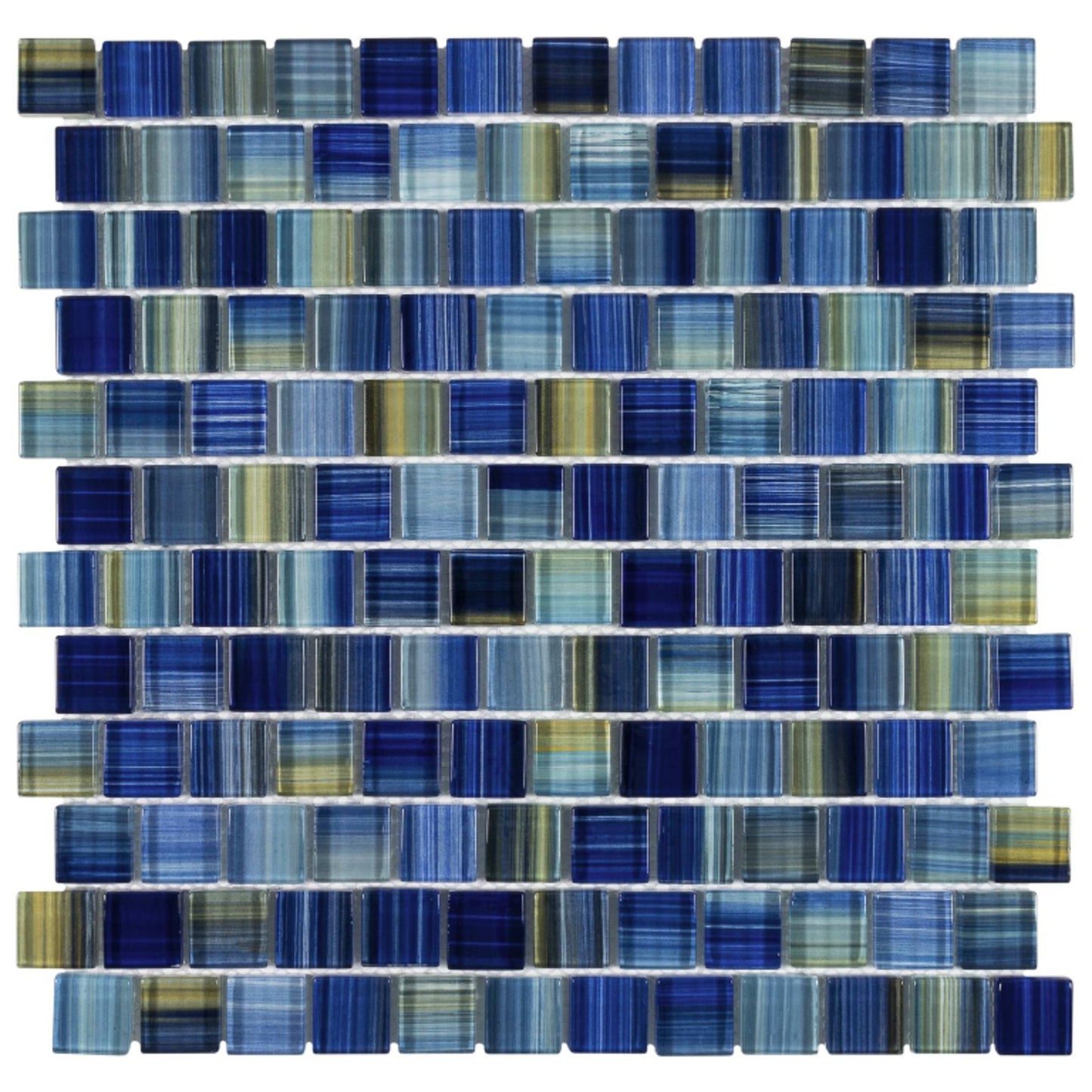 Splash in Neptune Seas 1×1 Glass Tile