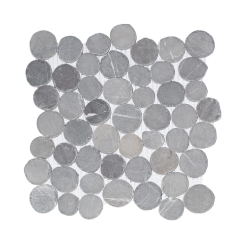 Orbital Tile in Dark Grey - Natural