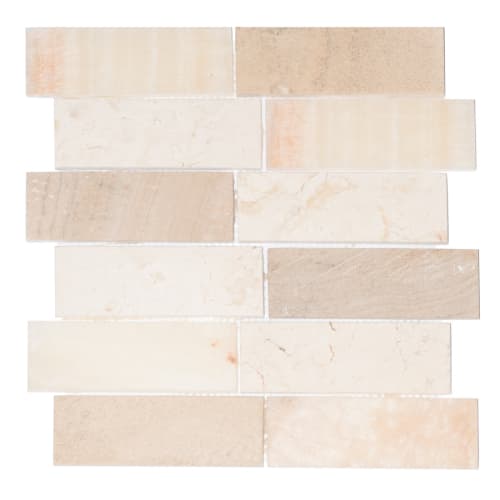 Subway Tile - 2x6 in Beach Mix - Sealed
