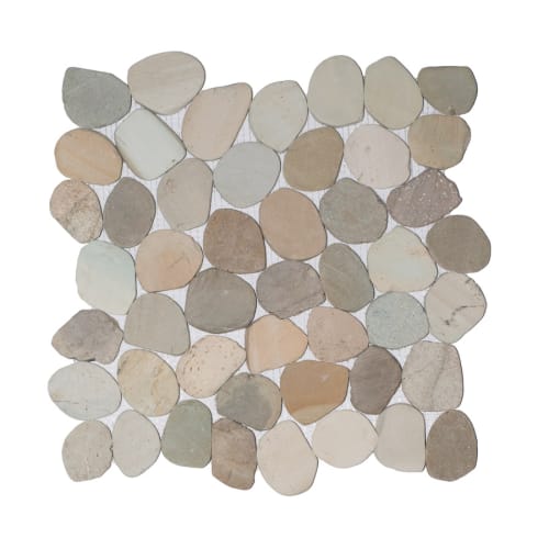 Wave Tile in Golden - Natural