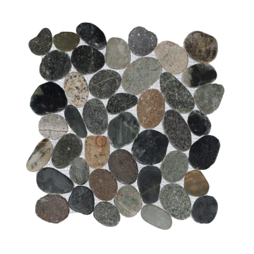 Wave Tile in Borneo Mix - Natural