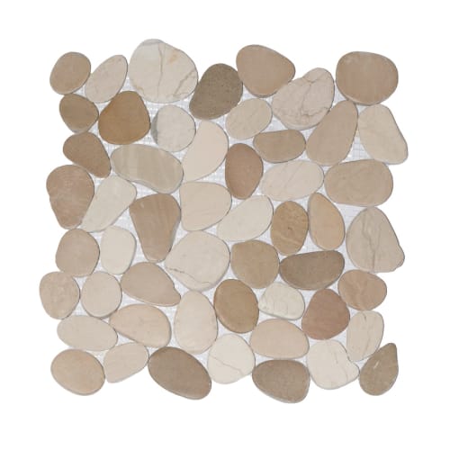 Wave Tile in Sandy Beach - Natural