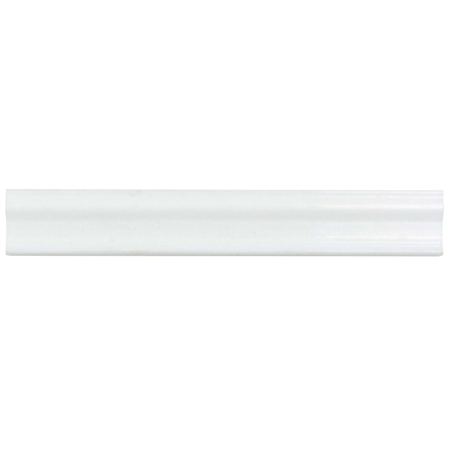 The Finish Line in Regency White Chair Rail Natural Stone