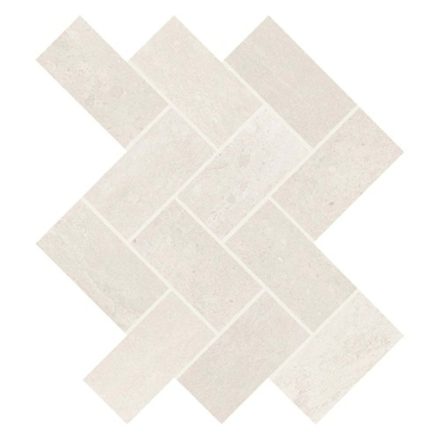 Core Fundamentals - Advantage in Aria White 2"x4" Herringbone Tile