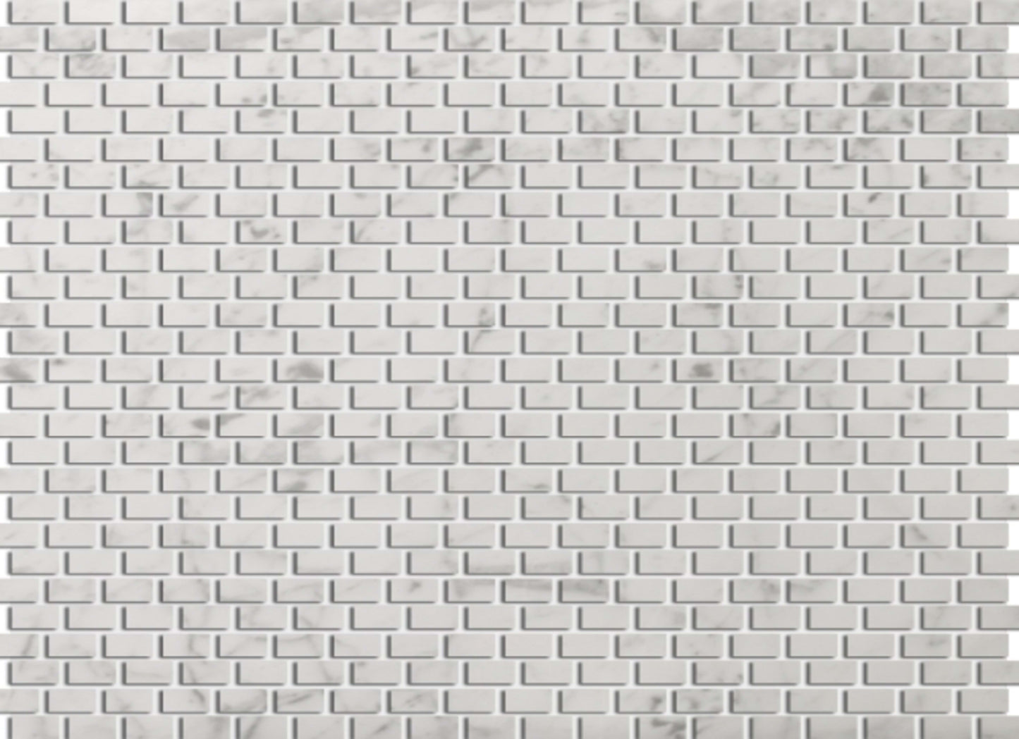 Marble Bianco Gioia Collection in 12" X 12" Mosaic Mesh Honed