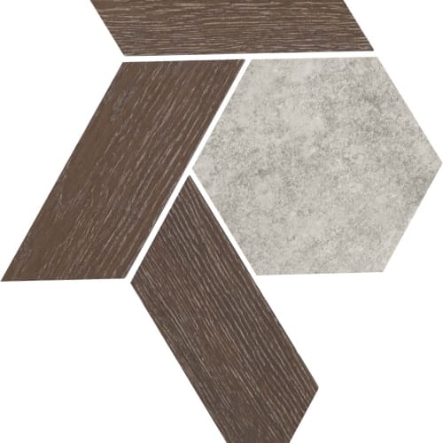 Orleans in Gray & Brown Mosaic
