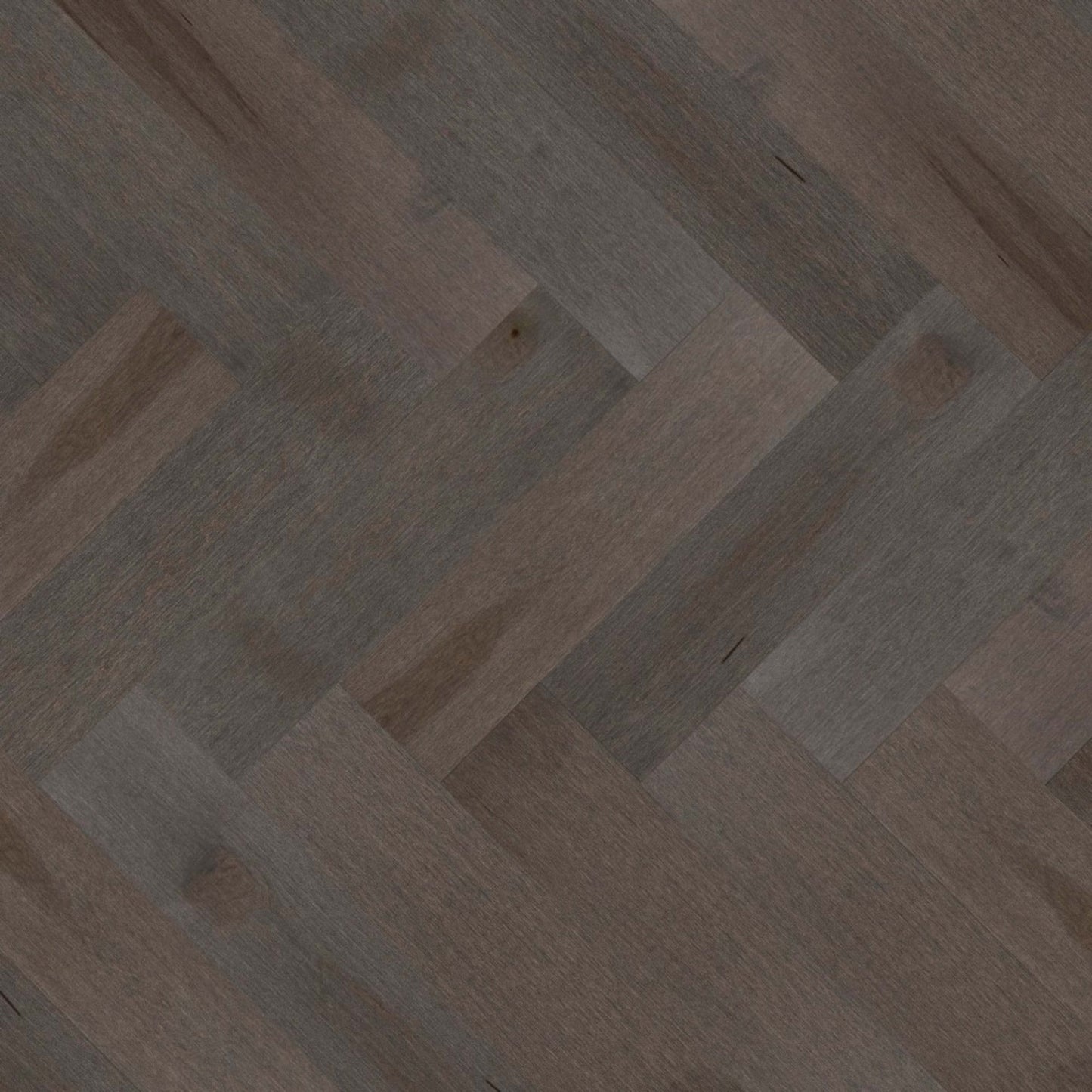 Admiration Engineered - Maple in Charcoal - 5" Herringbone Engraved Hardwood
