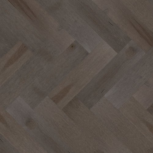 Admiration Engineered - Maple in Charcoal - 5" Herringbone Engraved