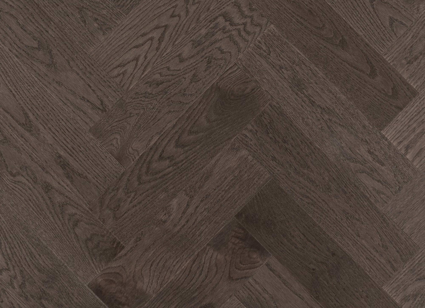 Admiration Engineered - Red Oak in Charcoal - 5" Herringbone Smooth