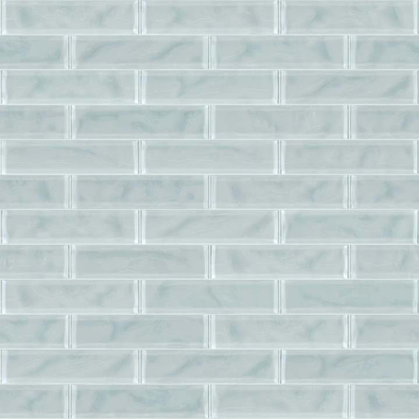 CARDINAL 3X12 ARTISAN GLASS in Cloud Tile
