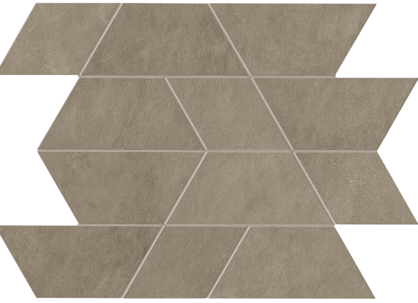 Spectrum in Brown Mosaic 14x12 Matte