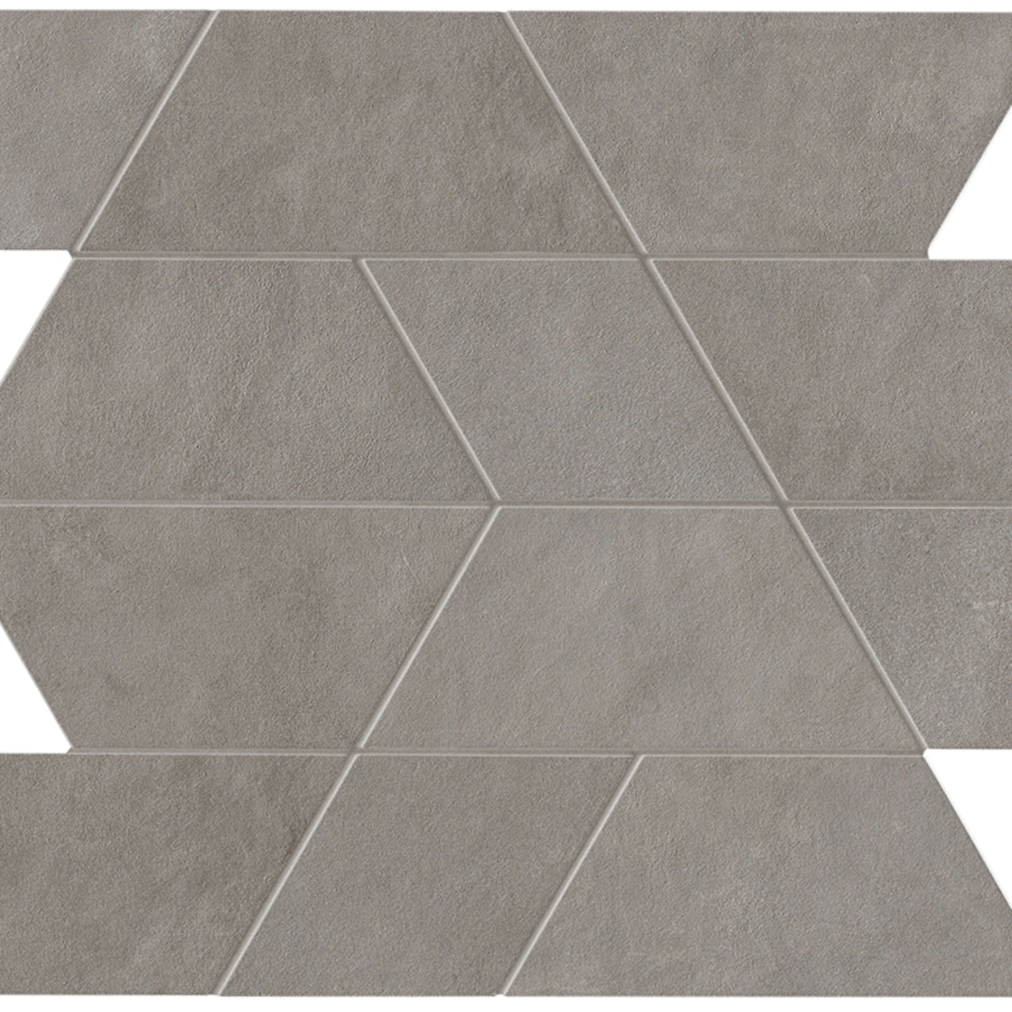 Spectrum in Grey Mosaic 14x12 Satin Tile