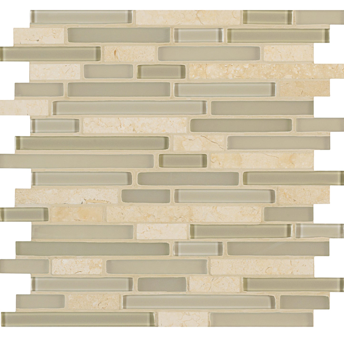 Ebb and Flow in Moon And Stars Linear Mix Glass Tile
