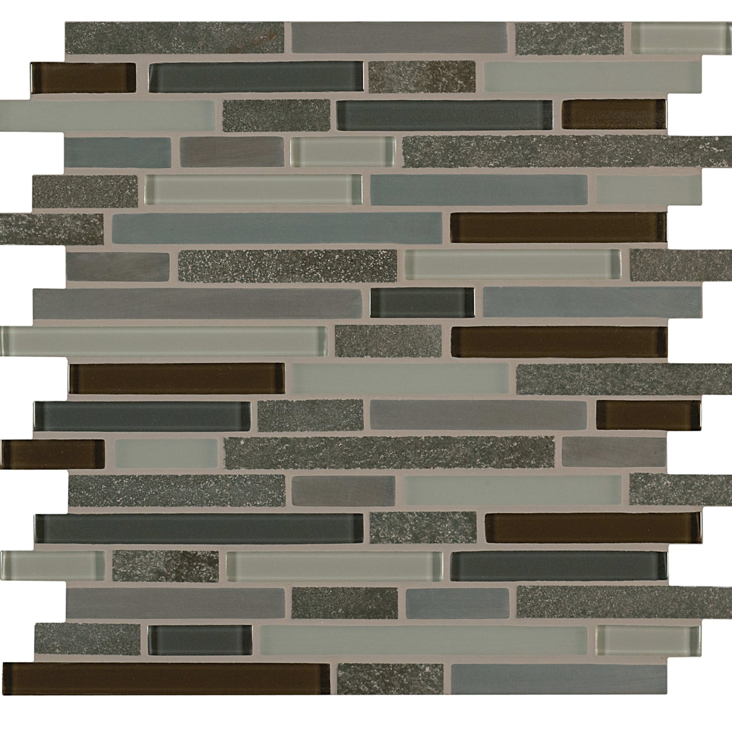 Ebb and Flow in Dusk And Dawn Linear Mix Glass Tile