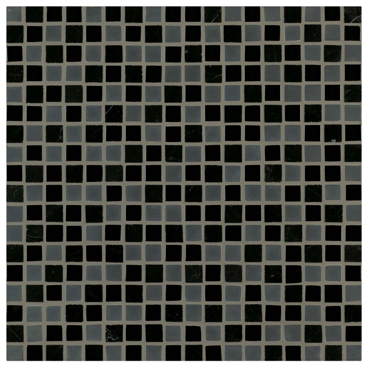 Ebb and Flow in Cinders And Smoke .5"x.5" Glass Tile
