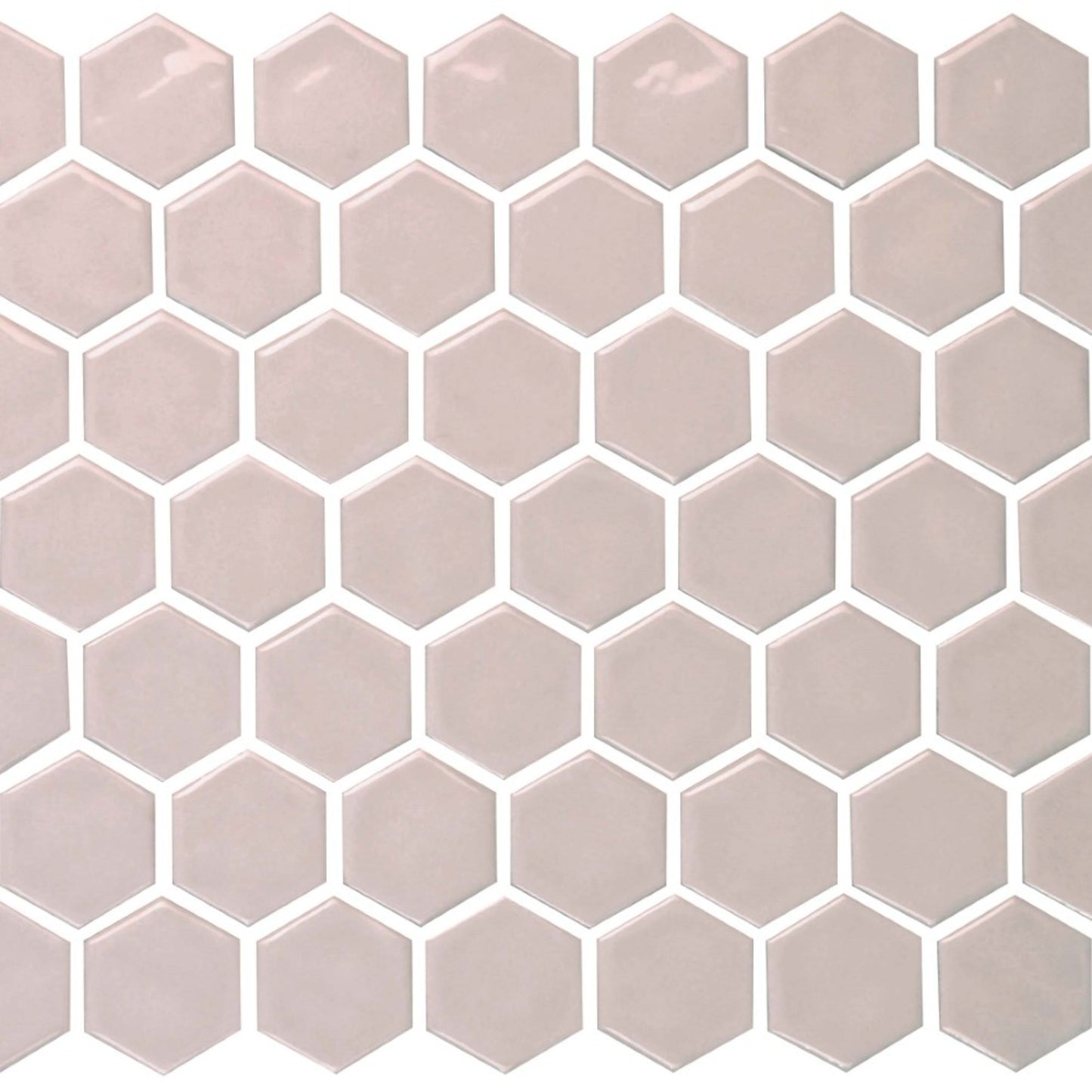 Regina in Sand Mosaic Hexagon Tile