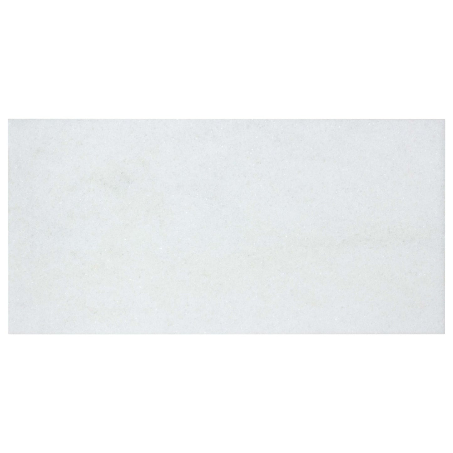 The Finish Line in Regency White 9x18 Natural Stone