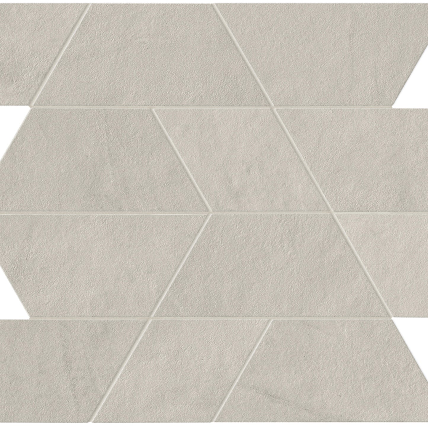 Spectrum in Light Grey Mosaic 14x12 Matte Tile